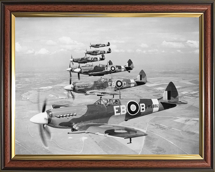 Supermarine Spitfire F Mk XIIs of 41 Sqn | Photo Print | Framed Print | Military | Aircraft | Royal Air Force | Wall Art | Home Decor | Aviation | Photography