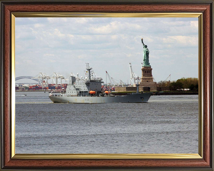 HMS Scott H131 Royal Navy ocean survey vessel Photo Print or Framed Print - Hampshire Prints