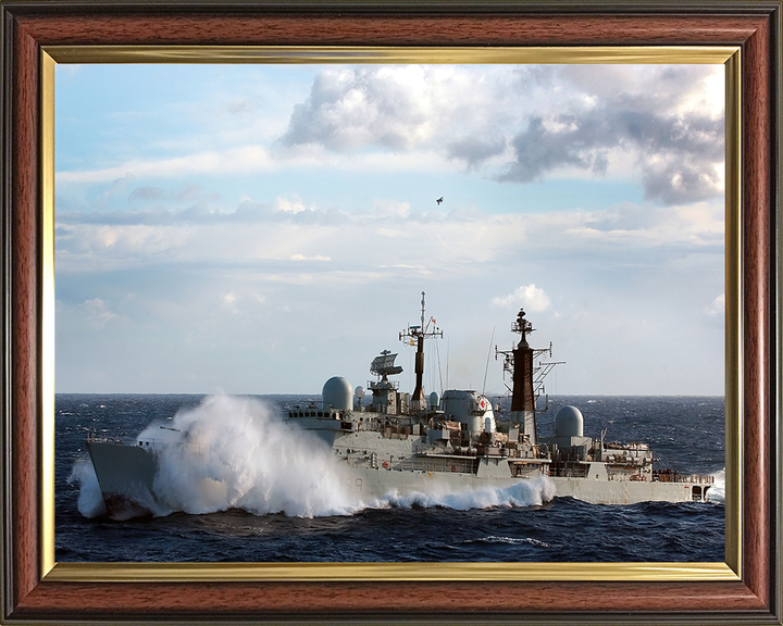 HMS Exeter D89 Royal Navy Type 42 Destroyer Photo Print or Framed Photo Print - Hampshire Prints