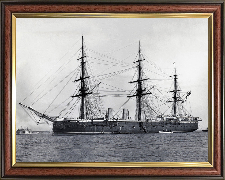 HMS Raleigh 1873 | Photo Print | Framed Print | Poster | Unarmed frigate | Royal Navy Hampshire Prints