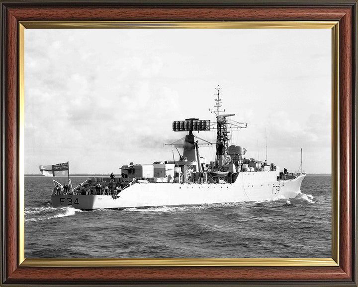 HMS Puma F34 Royal Navy Leopard class Frigate Photo Print or Framed Print - Hampshire Prints