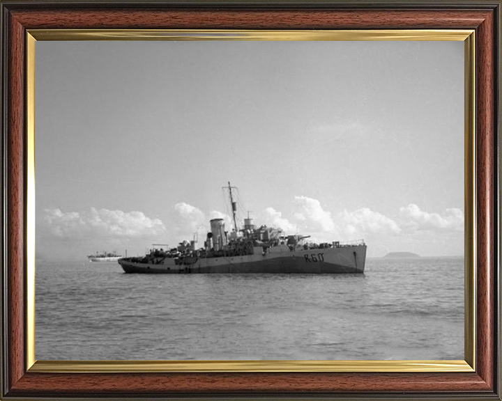 HMS Lavender K60 Royal Navy Flower class corvette Photo Print or Framed Print - Hampshire Prints