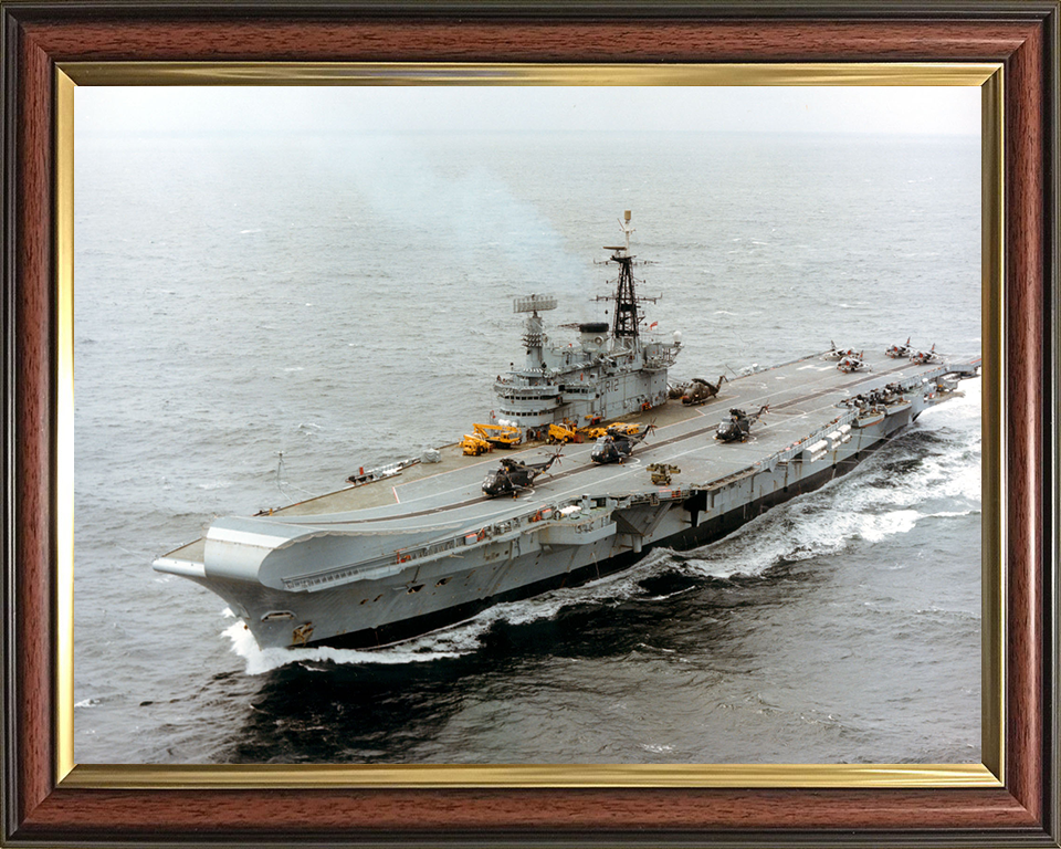 HMS Hermes R12 | Photo Print | Framed Print | Centaur Class | Aircraft Carrier | Royal Navy Hampshire Prints