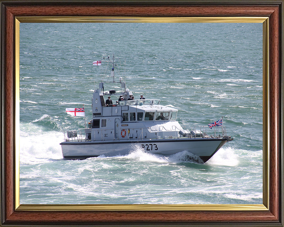 HMS Pursuer P273 Royal Navy Archer Class P2000 Patrol Vessel Photo Print or Framed Photo Print - Hampshire Prints