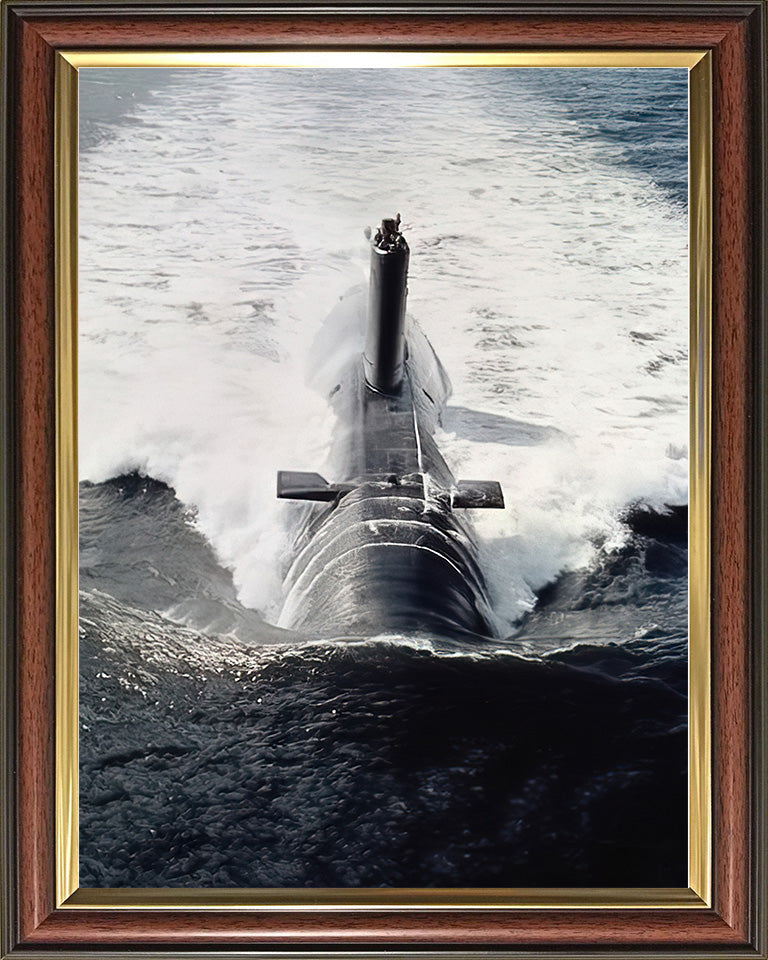 HMS Conqueror S48 Submarine | Photo Print | Framed Print | Churchill class | Royal Navy Hampshire Prints