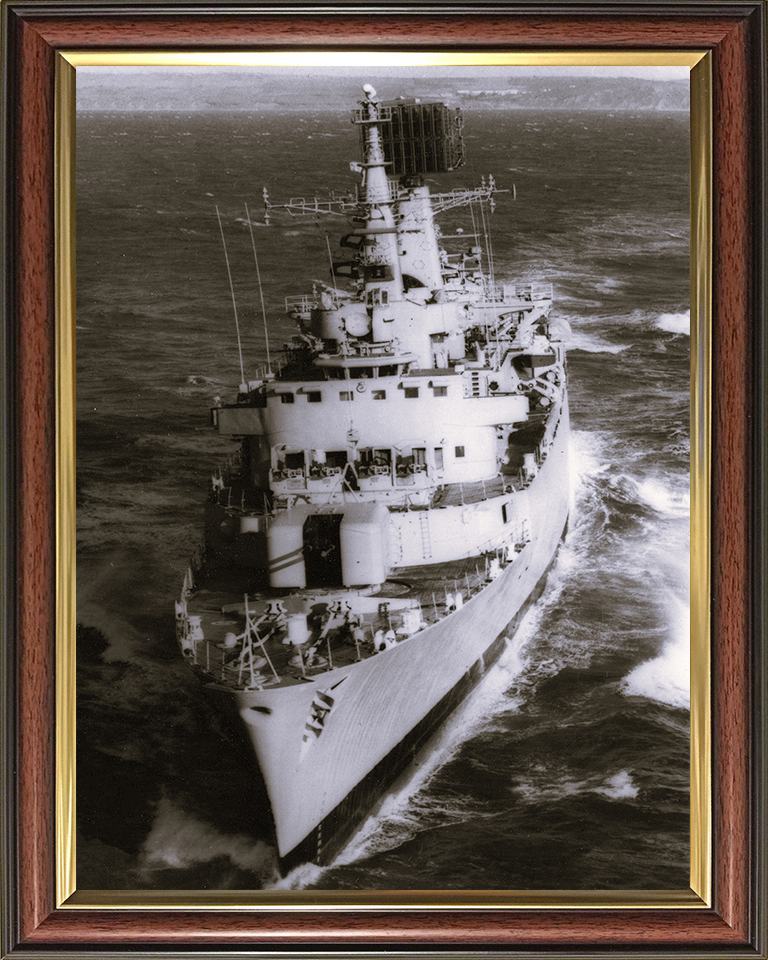 HMS Glamorgan D19 Royal Navy County class Destroyer Photo Print or Framed Print - Hampshire Prints