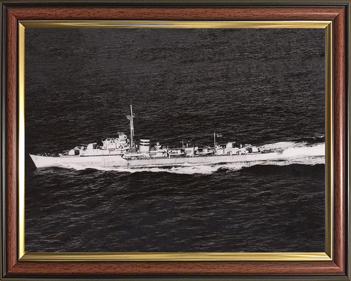 HMS Zebra R81 Royal Navy Z Class destroyer Photo Print or Framed Print - Hampshire Prints