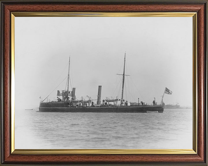 HMS Karrakatta (1889) | Photo Print | Framed Print | Sharpshooter Class | Torpedo Boat | Royal Navy Hampshire Prints