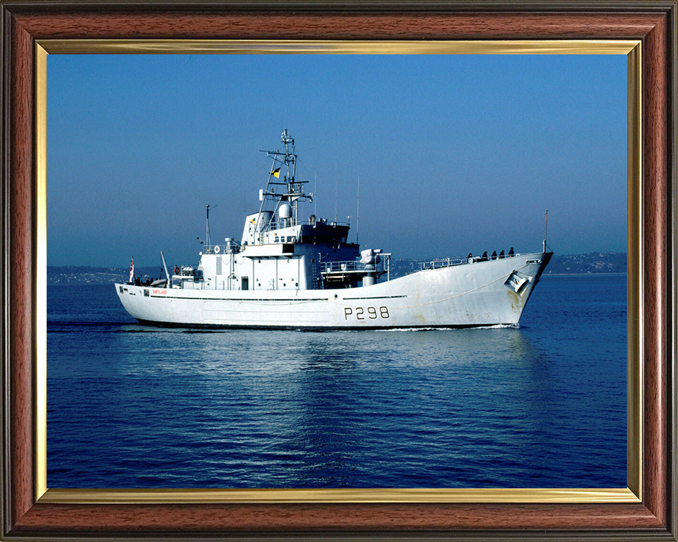 HMS Shetland P298 | Photo Print | Framed Print | Island Class | Patrol vessel | Royal Navy Hampshire Prints