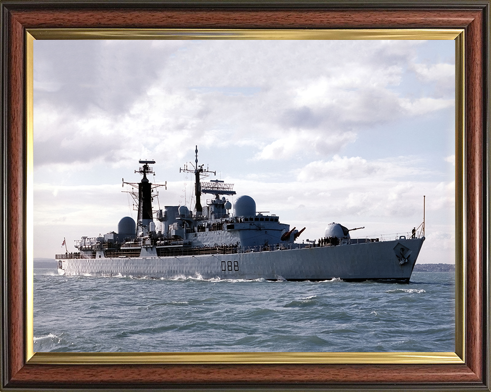 HMS Glasgow D88 Royal Navy Type 42 Destroyer Photo Print or Framed Print - Hampshire Prints