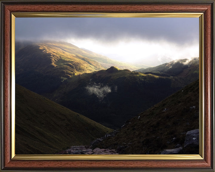 Low clouds over Ben Nevis Mountain Scotland Photo Print - Canvas - Framed Photo Print - Hampshire Prints