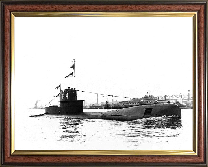 HMS R4 Submarine | Photo Print | Framed Print | Poster | R Class | Royal Navy Hampshire Prints