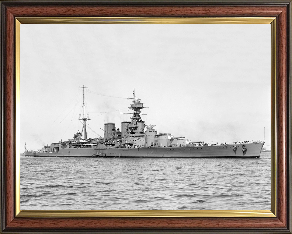 HMS Hood (51) | Photo Print | Framed Print | Admiral Class | Battlecruiser | Royal Navy Hampshire Prints