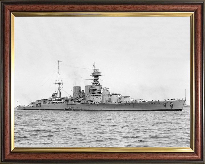 HMS Hood (51) | Photo Print | Framed Print | Admiral Class | Battlecruiser | Royal Navy Hampshire Prints