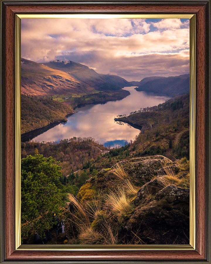 Thirlmere Allerdale the Lake District Cumbria sunset Photo Print - Canvas - Framed Photo Print - Hampshire Prints