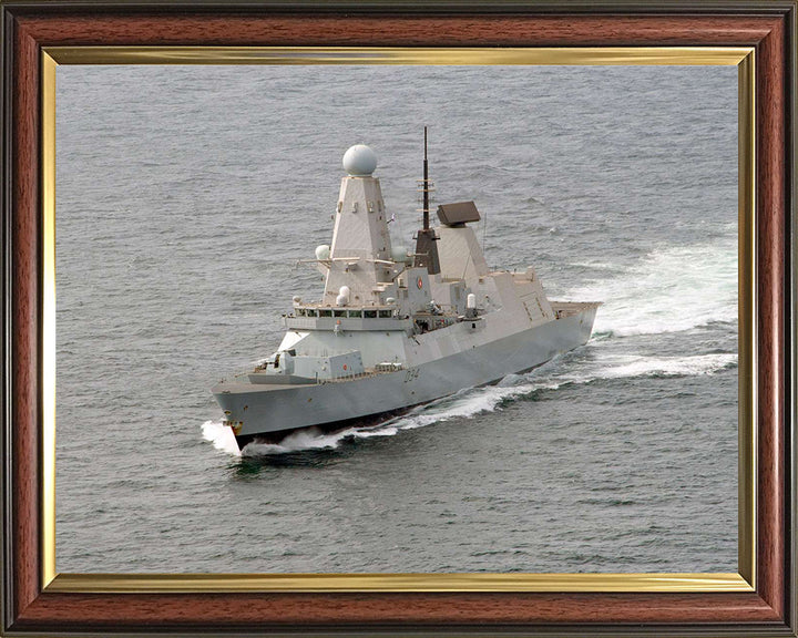 HMS Diamond D34 Royal Navy Type 45 destroyer Photo Print or Framed Print - Hampshire Prints