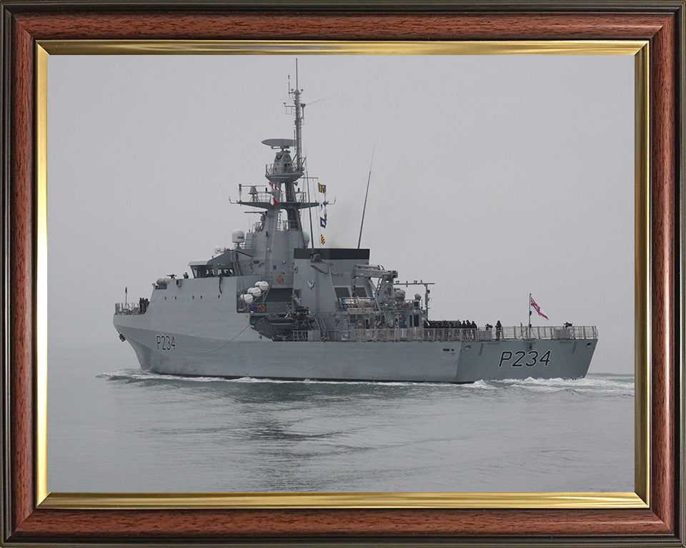 HMS Spey P234 Royal Navy River class patrol vessel Photo Print or Framed Print - Hampshire Prints