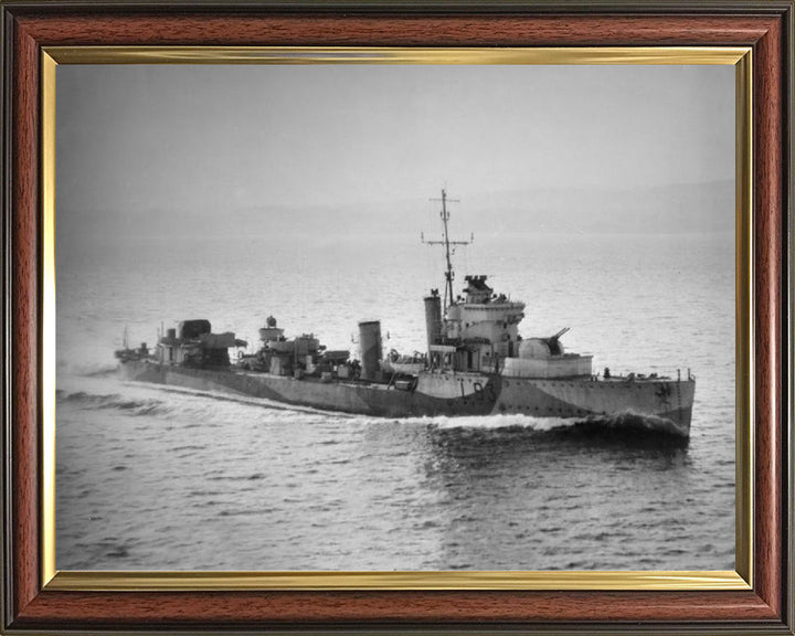 HMS Verdun L93 | Photo Print | Framed Print | Admiralty V Class | Destroyer | Royal Navy Hampshire Prints