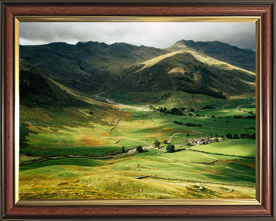Great Langdale the Lake District Cumbria Photo Print - Canvas - Framed Photo Print - Hampshire Prints