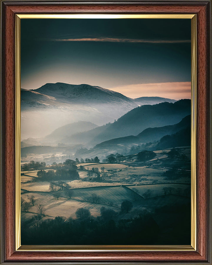 Sunrise at Latrigg Keswick Cumbria Photo Print - Canvas - Framed Photo Print - Hampshire Prints