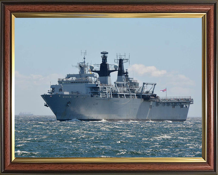 HMS Albion L14 Royal Navy Albion Class amphibious ship Photo Print or Framed Print - Hampshire Prints