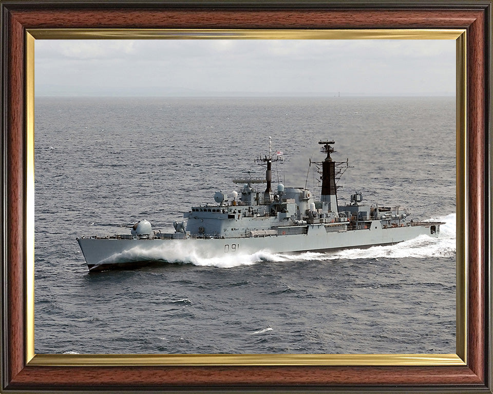HMS Nottingham D91 | Photo Print | Framed Print | Poster | Type 42 | Destroyer | Royal Navy Hampshire Prints