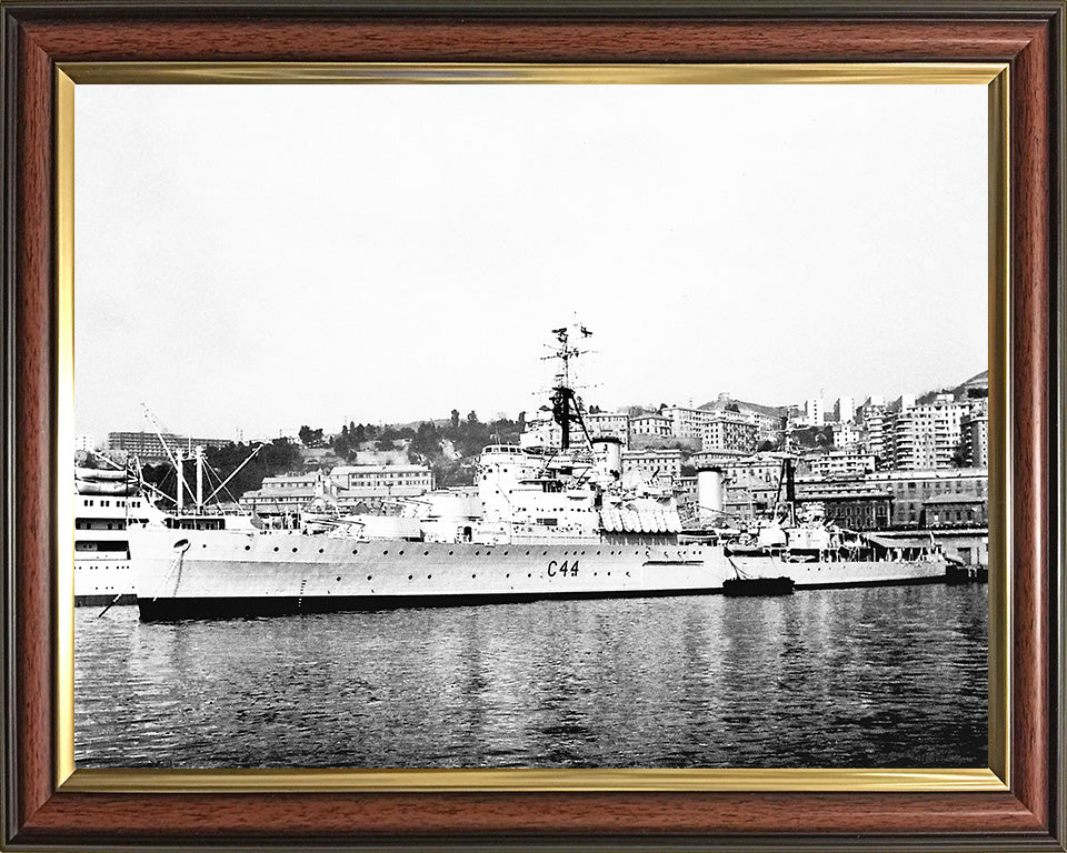 HMS Jamaica (44) Royal Navy Fiji class light cruiser Photo Print or Framed Photo Print - Hampshire Prints