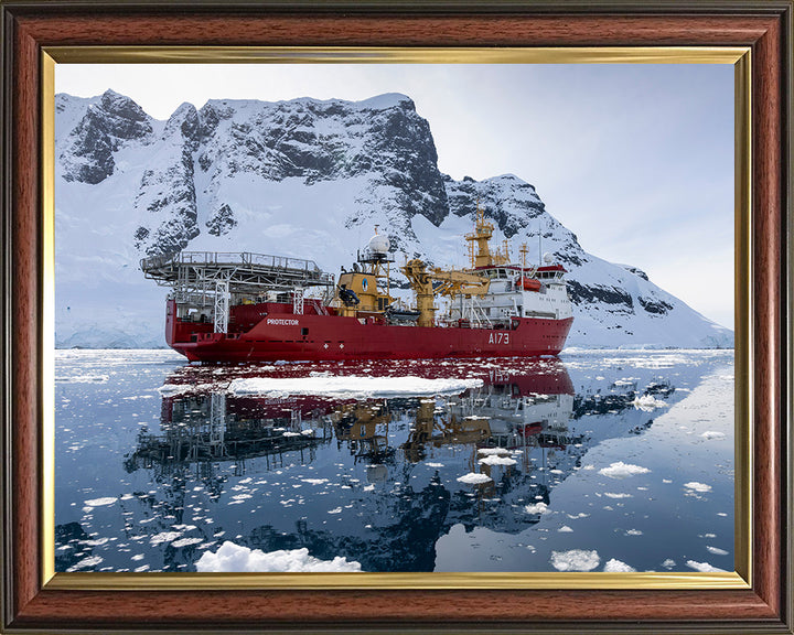 HMS Protector A173 | Photo Print | Framed Print | Poster | Ice Patrol Vessel | Royal Navy Hampshire Prints