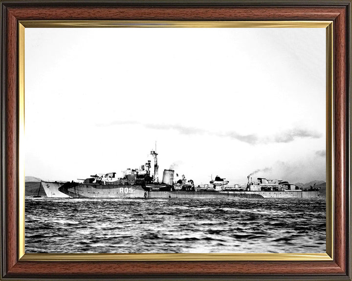 HMS Urania R05 (F08) | Photo Print | Framed Print | U Class | Destroyer | Royal Navy Hampshire Prints