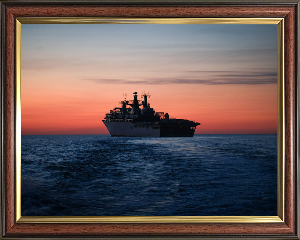 HMS Albion L14 Royal Navy Albion Class amphibious ship Photo Print or Framed Print - Hampshire Prints