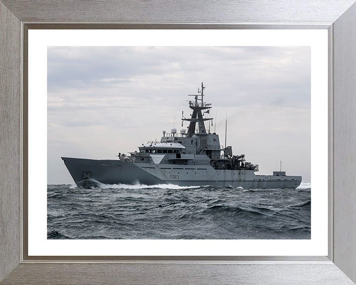 HMS Mersey P283 Royal Navy River Class patrol vessel Photo Print or Framed Photo Print - Hampshire Prints