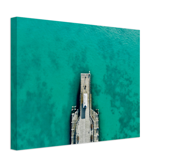 Swanage Pier Dorset from above Photo Print - Canvas - Framed Photo Print - Hampshire Prints