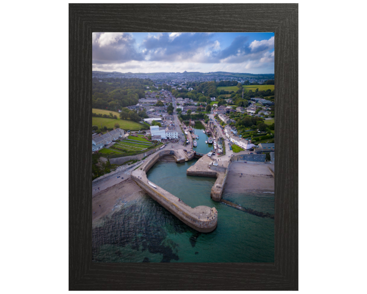 Charlestown St Austell in Cornwall from above Photo Print - Canvas - Framed Photo Print - Hampshire Prints