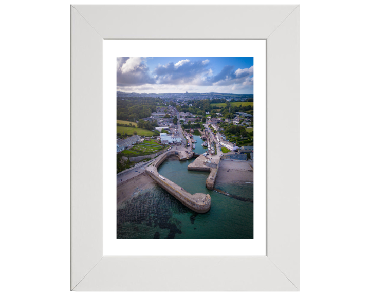 Charlestown St Austell in Cornwall from above Photo Print - Canvas - Framed Photo Print - Hampshire Prints