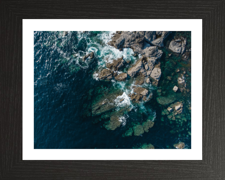 Lands End in Cornwall from above Photo Print - Canvas - Framed Photo Print - Hampshire Prints