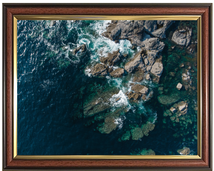 Lands End in Cornwall from above Photo Print - Canvas - Framed Photo Print - Hampshire Prints