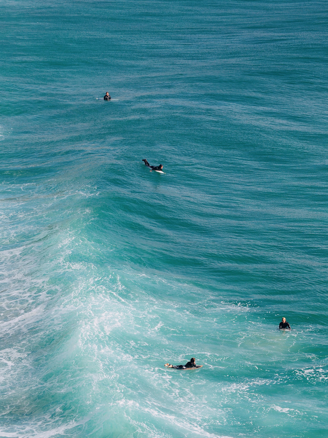 Surfers at Porthcurno Beach in Cornwall Photo Print - Canvas - Framed Photo Print - Hampshire Prints
