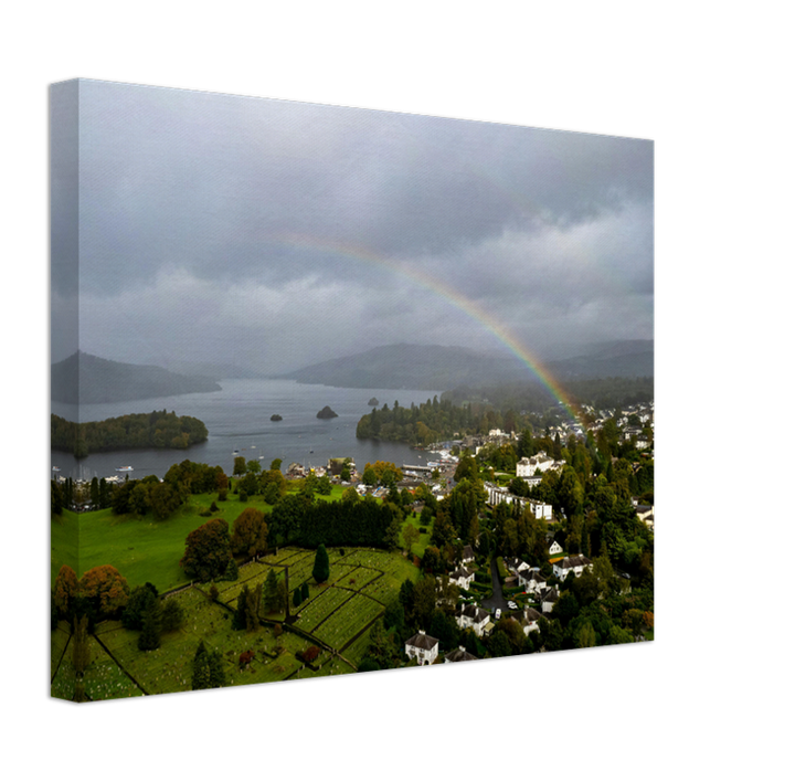 A rainbow over the Lake District Cumbria Photo Print - Canvas - Framed Photo Print - Hampshire Prints