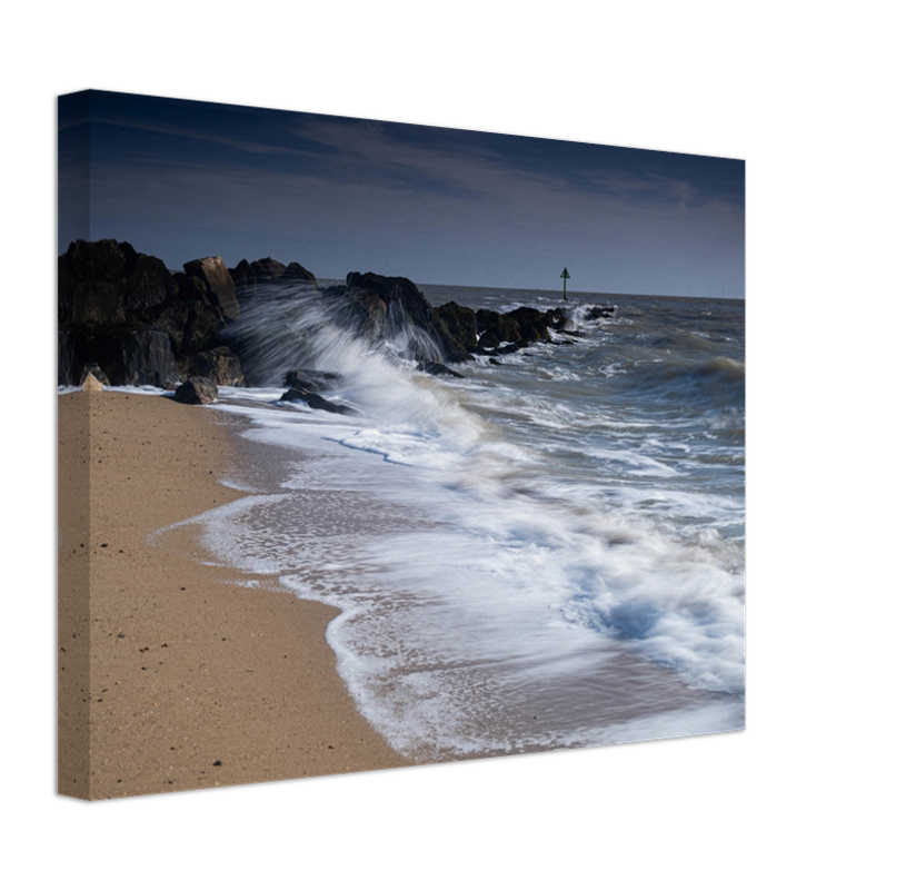 Jaywick sands beach Essex Photo Print - Canvas - Framed Photo Print - Hampshire Prints