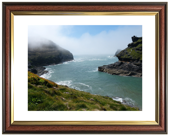 Boscastle Coast in Cornwall Photo Print - Canvas - Framed Photo Print - Hampshire Prints