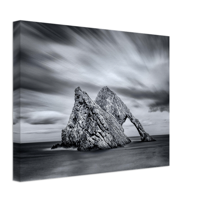 Bow Fiddle Rock Scotland black and white Photo Print - Canvas - Framed Photo Print - Hampshire Prints