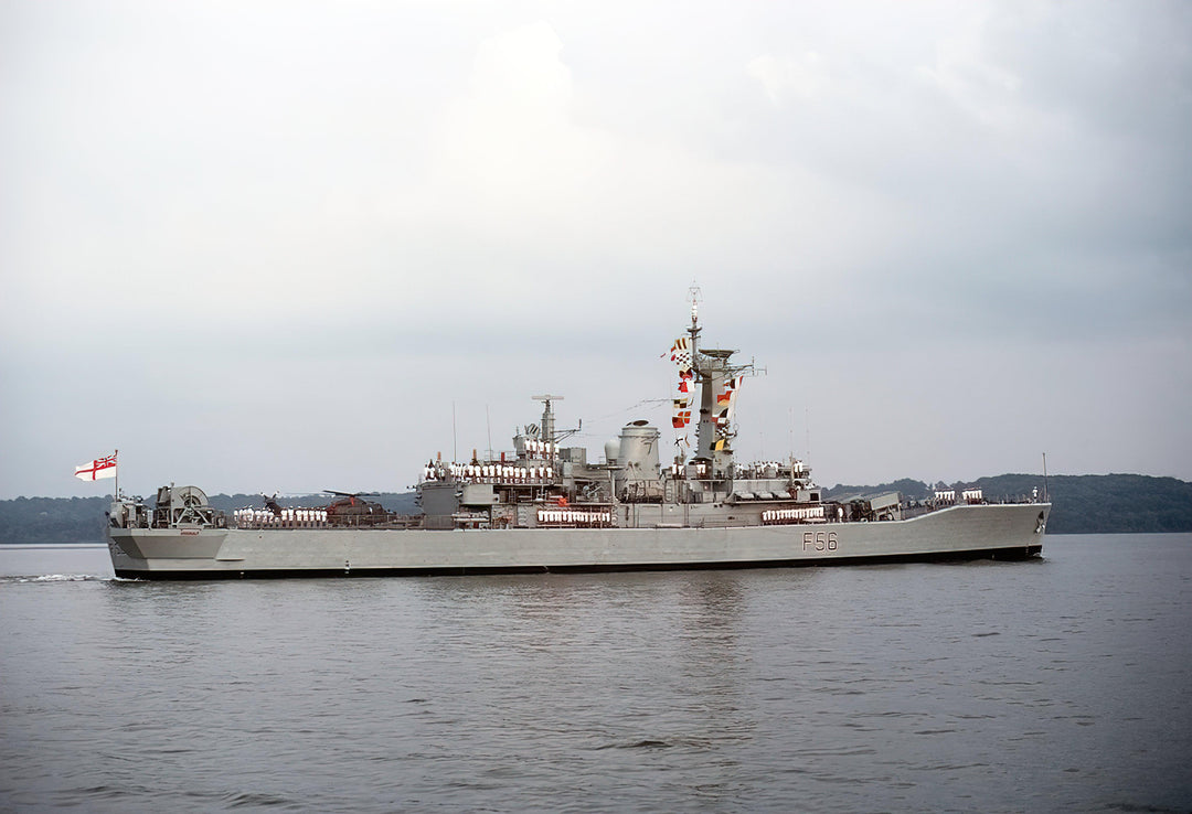 HMS Argonaut F56 Royal Navy Leander class frigate Photo Print or Framed Print - Hampshire Prints