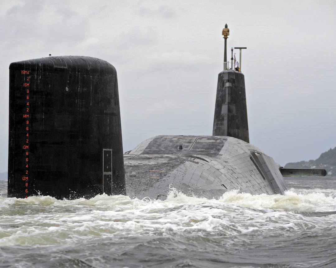 HMS Vanguard S28 Royal Navy Vanguard class Submarine Photo Print or Framed Print - Hampshire Prints