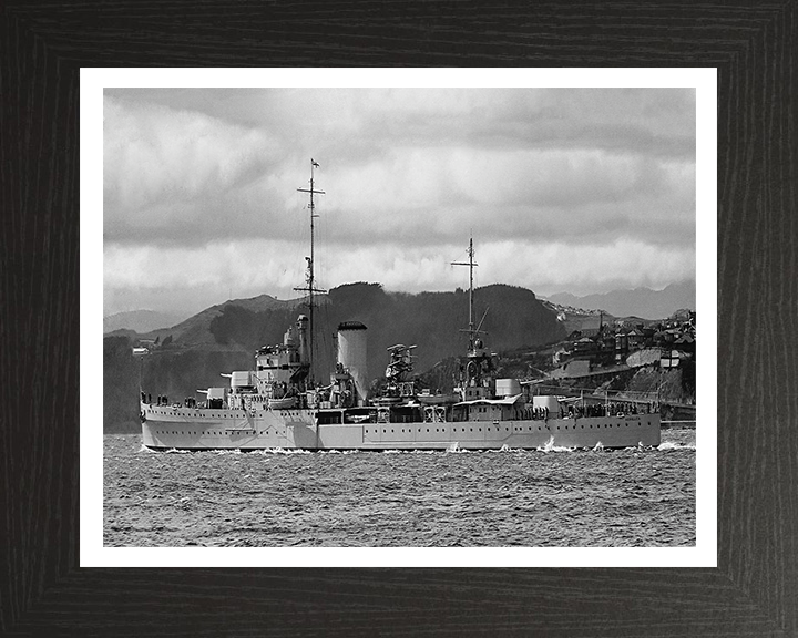 HMS Achilles C70 Royal Navy Leander class light cruiser Photo Print or Framed Photo Print - Hampshire Prints