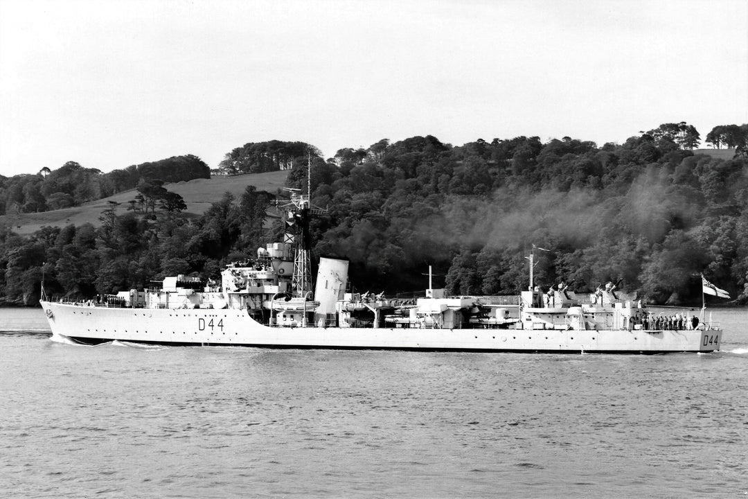 HMS Lagos D44 | Photo Print | Framed Print | Battle Class | Destroyer | Royal Navy Hampshire Prints 6 x 4 No Frame No