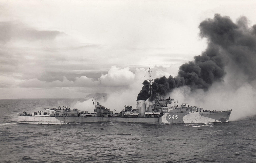 HMS Quail G45 | Photo Print | Framed Print | Q Class | Destroyer | Royal Navy Hampshire Prints