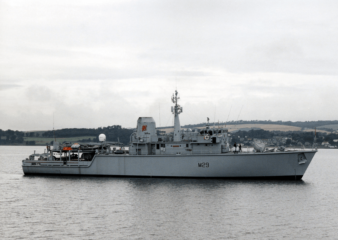 HMS Brecon M29 Royal Navy Hunt class mine countermeasures vessel Photo Print or Framed Print - Hampshire Prints