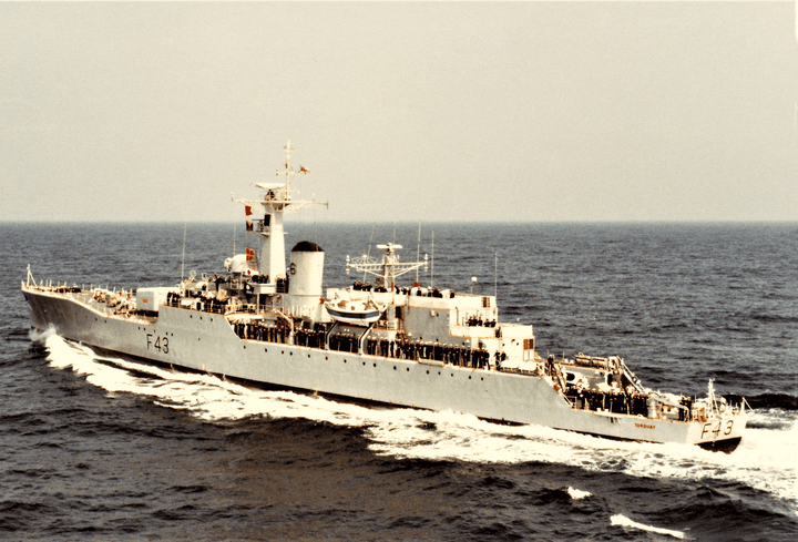 HMS Torquay F43 | Photo Print | Framed Print | Poster | Whitby Class | Frigate | Royal Navy Hampshire Prints