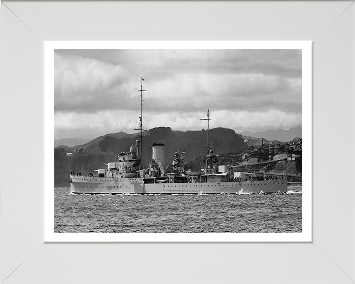 HMS Achilles C70 Royal Navy Leander class light cruiser Photo Print or Framed Photo Print - Hampshire Prints