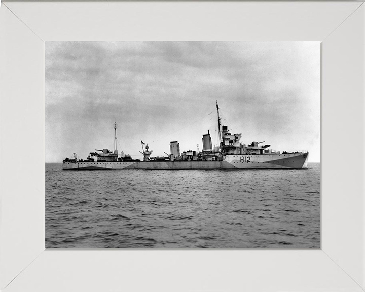 HMS Achates H12 Royal Navy A class destroyer Photo Print or Framed Print - Hampshire Prints